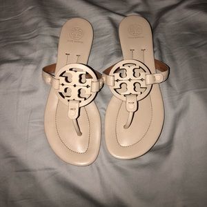Cream Tory Burch Sandals